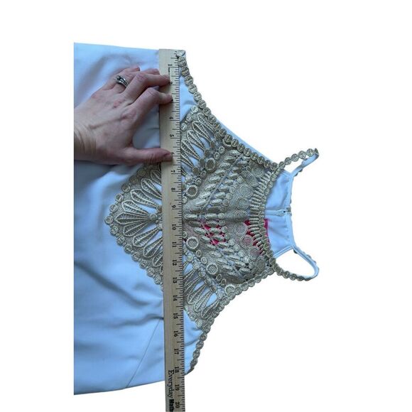 NEW Lilly Pulitzer Pearl Romper size 10 White - Picture 7 of 13